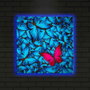 Wallity Lienzo Decorativo Iluminado con Led Multicolor 40x40 cm